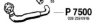 FENNO P7500 Exhaust Pipe